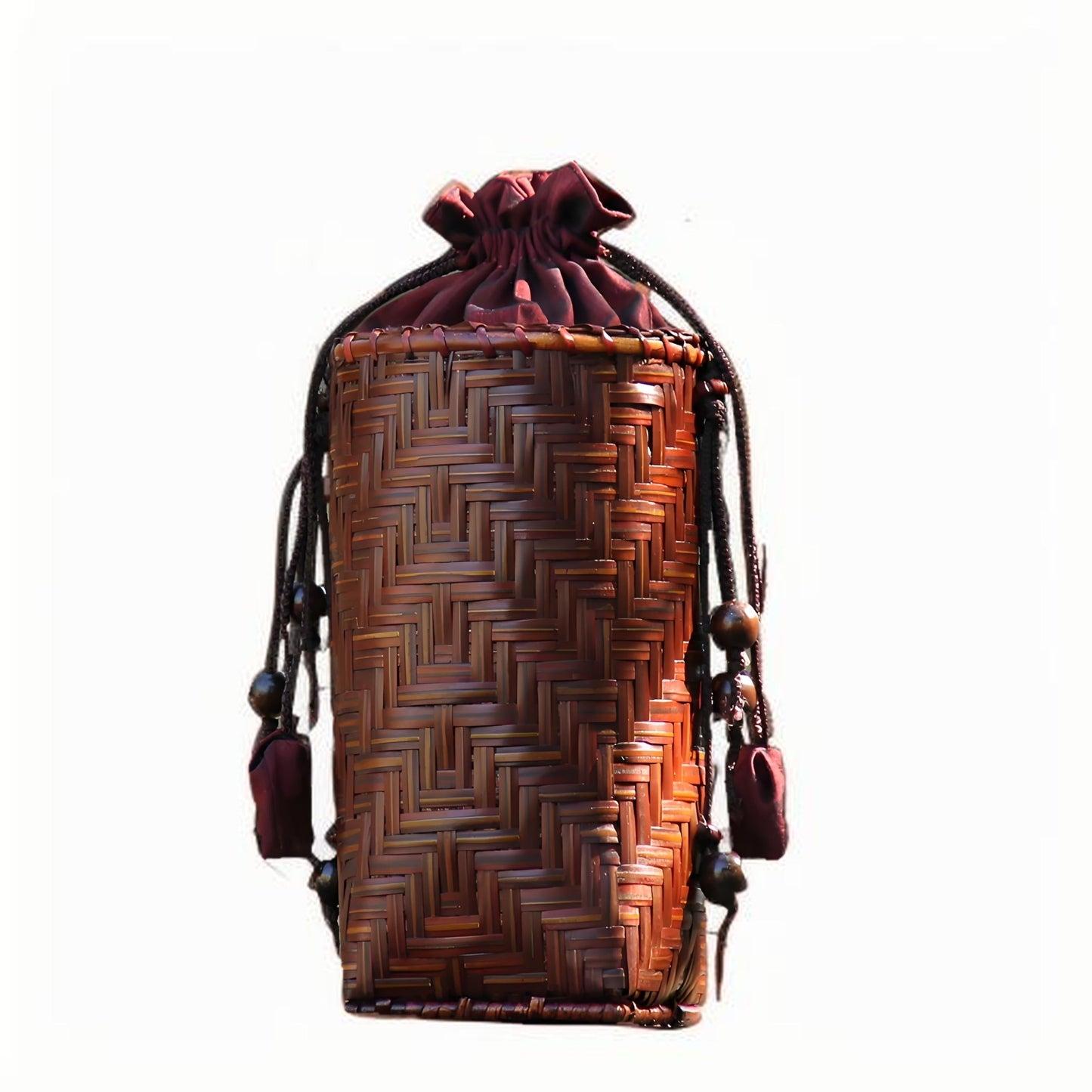 Retro Handmade Mini Natural Bamboo Woven Bag-Bag-BambooChic