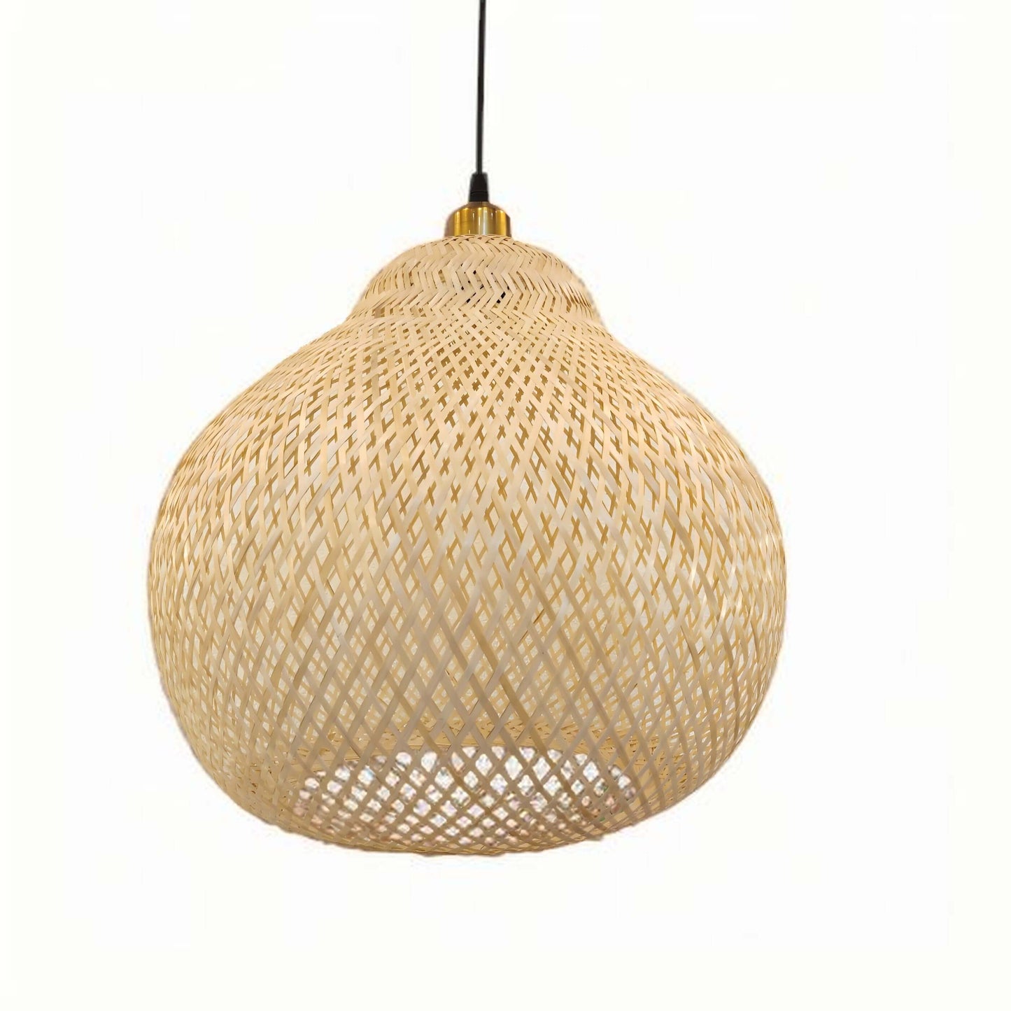 Zen Chic Bamboo Handcrafted Lampshade - Art Deco Elegance for Home Decor-Lamp Shades-BambooChic