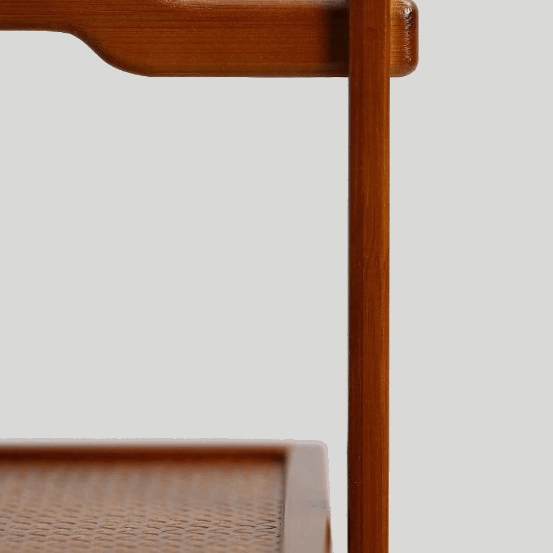 Chic Bamboo Double-Decker Tea Storage Box-Home&Kitchen-BambooChic