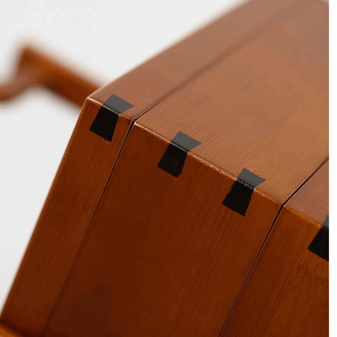 Chic Bamboo Double-Decker Tea Storage Box-Home&Kitchen-BambooChic