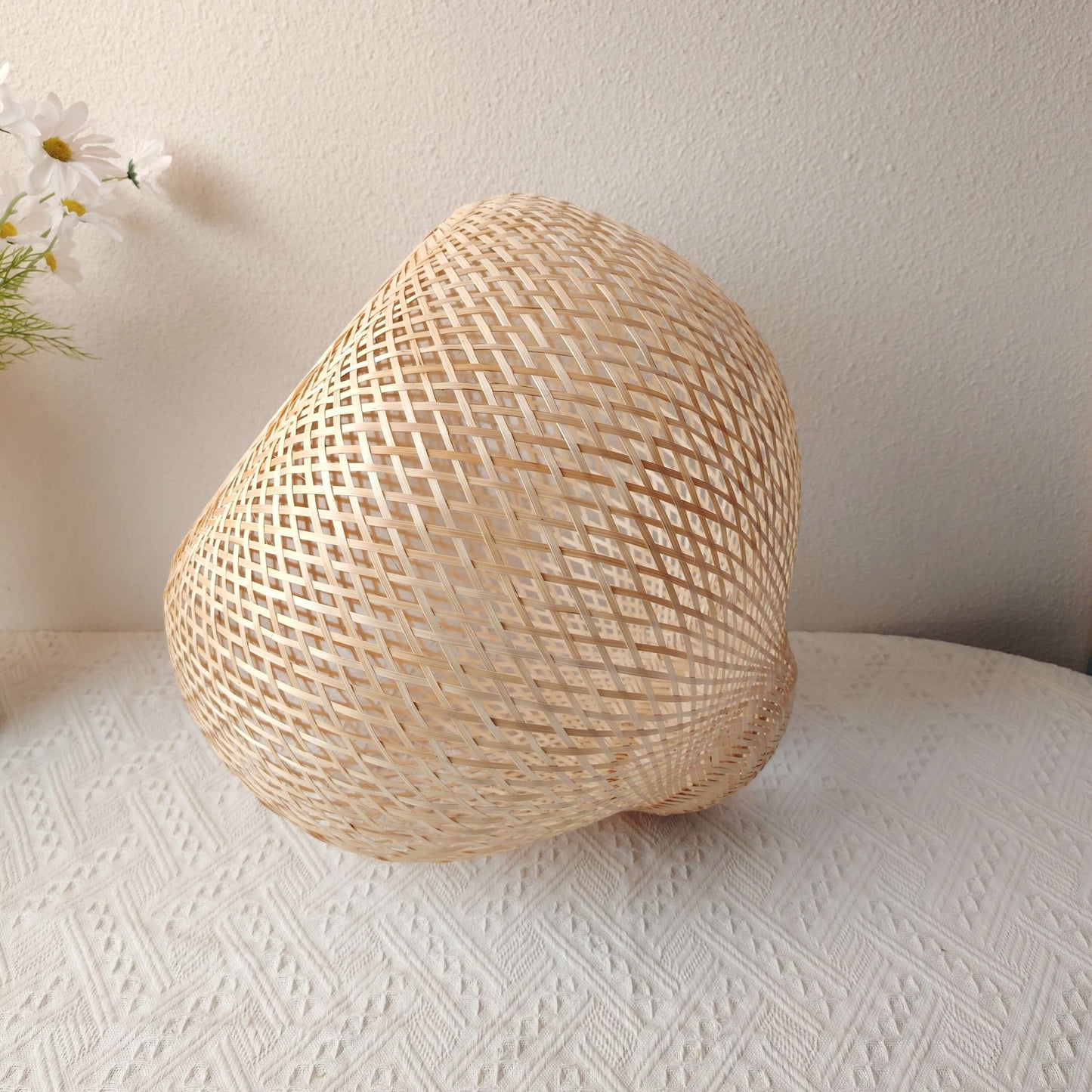 Zen Chic Bamboo Handcrafted Lampshade - Art Deco Elegance for Home Decor-Lamp Shades-BambooChic