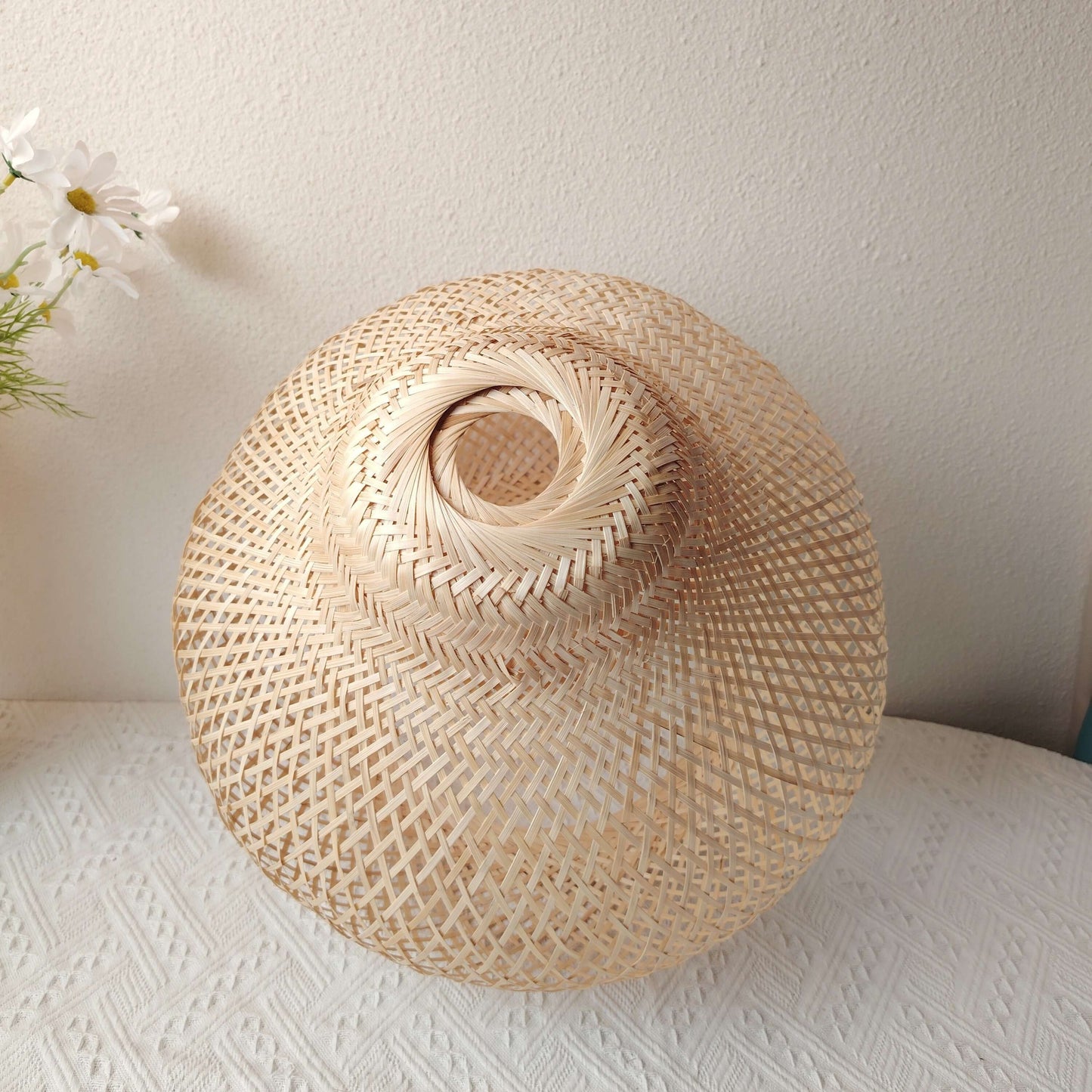 Zen Chic Bamboo Handcrafted Lampshade - Art Deco Elegance for Home Decor-Lamp Shades-BambooChic