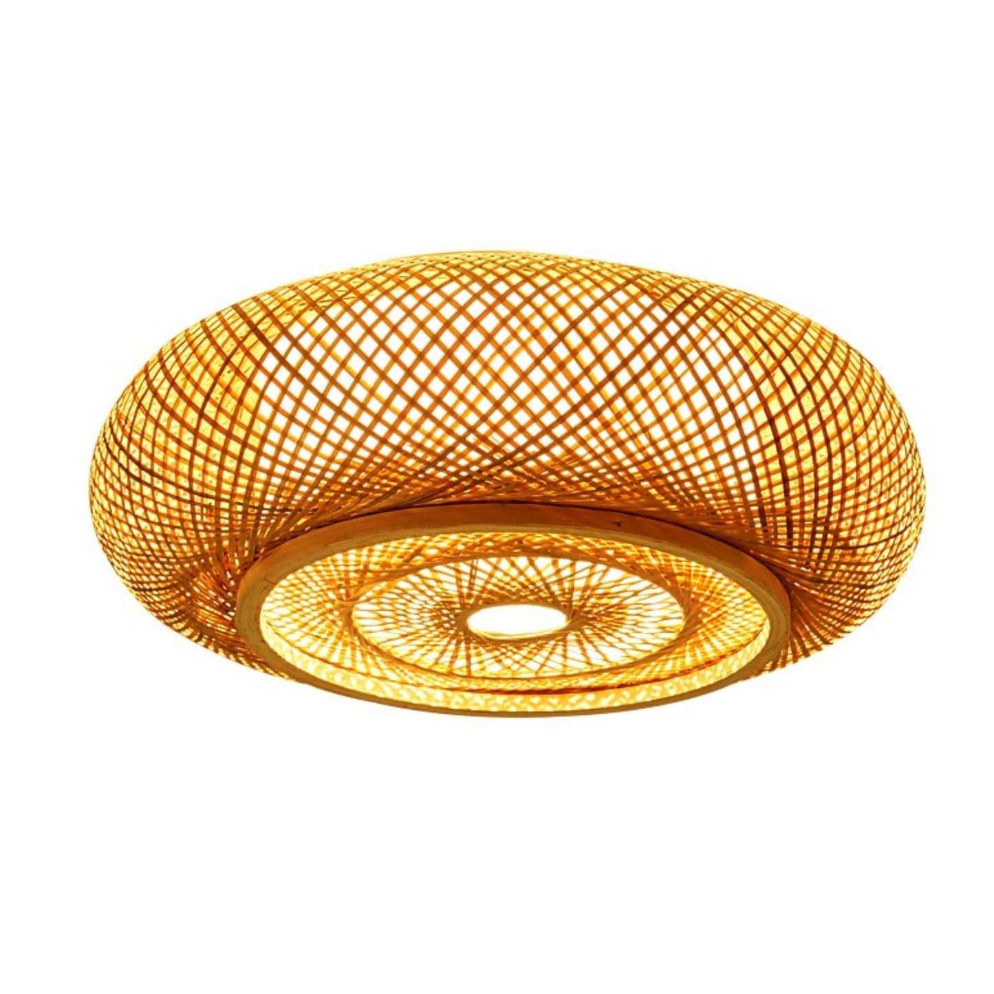 Eco-friendly Bamboo Hanging Ceiling Lamp-Lamp Shades-BambooChic