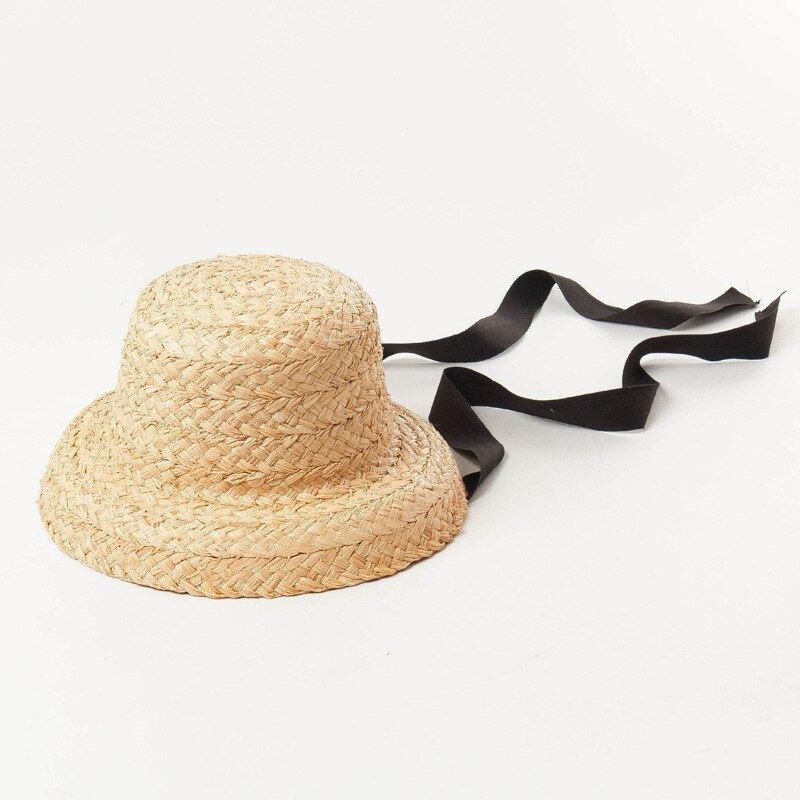 Handmade Kids Raffia Hat-Hat-BambooChic