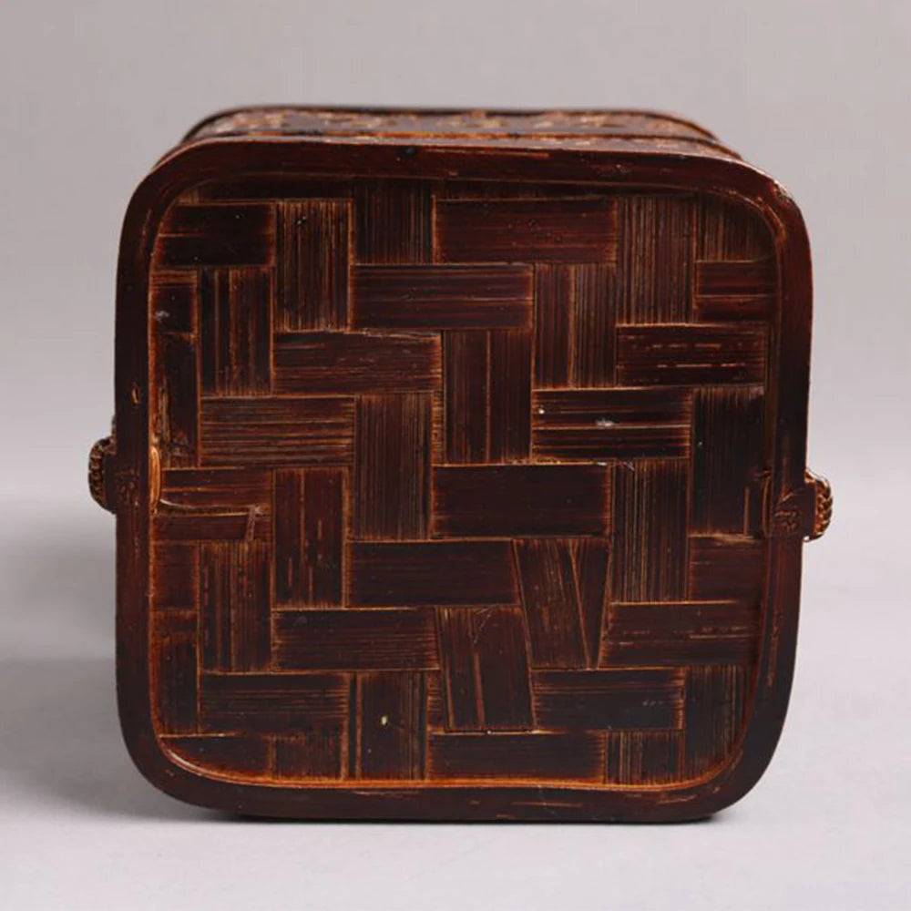 Handmade Bamboo Tea Set Storage Box - Eco-Friendly Chinese Basket-Home-BambooChic