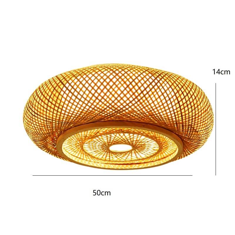 Eco-friendly Bamboo Hanging Ceiling Lamp-Lamp Shades-BambooChic