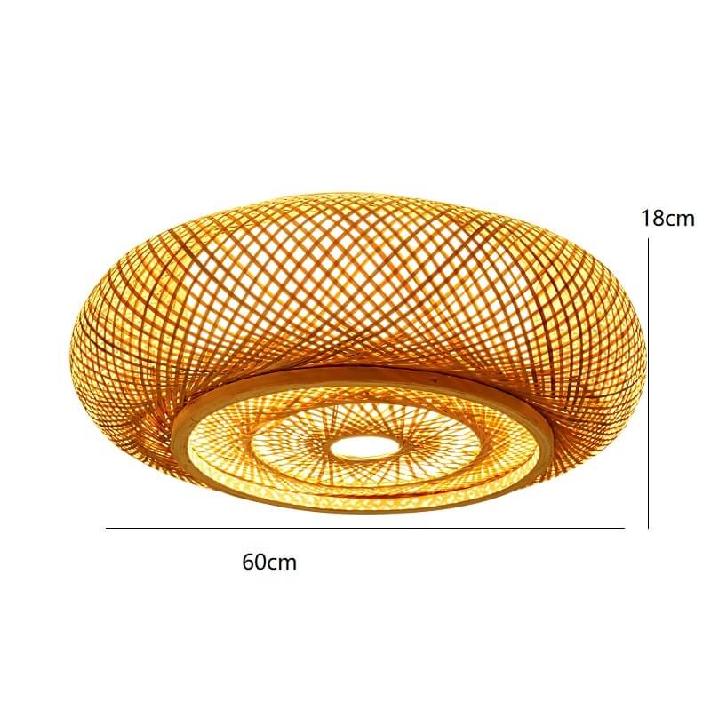 Eco-friendly Bamboo Hanging Ceiling Lamp-Lamp Shades-BambooChic