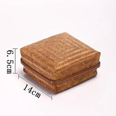 Chic Bamboo Retro Storage Box - Handcrafted Bamboo Collection Case-Home&Kitchen-BambooChic