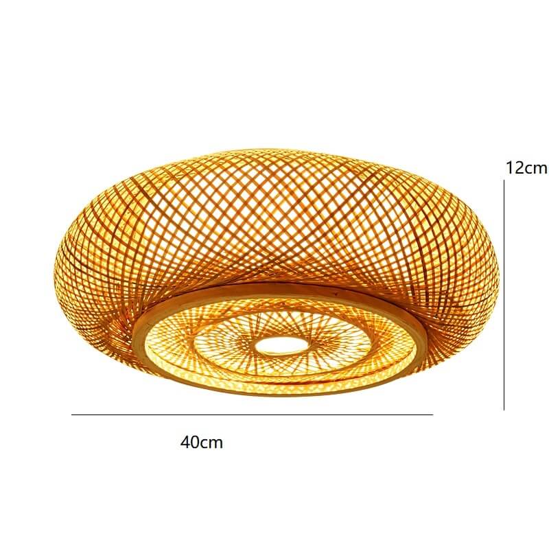Eco-friendly Bamboo Hanging Ceiling Lamp-Lamp Shades-BambooChic