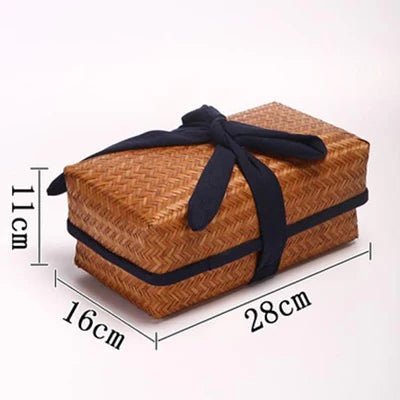 Chic Bamboo Retro Storage Box - Handcrafted Bamboo Collection Case-Home&Kitchen-BambooChic
