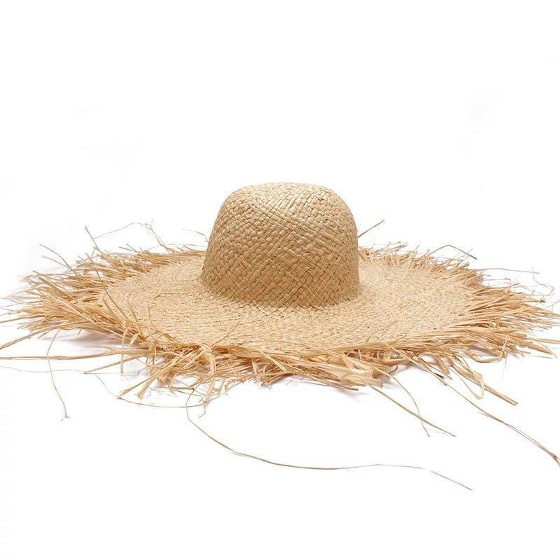 Stylish Handmade Raffia Straw Sun Hats-Hat-BambooChic