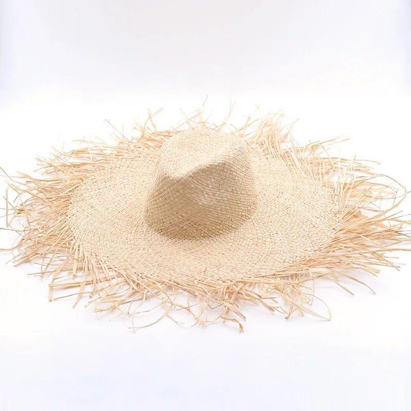 Stylish Handmade Raffia Straw Sun Hats-Hat-BambooChic