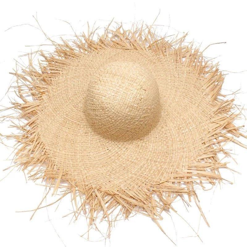 Stylish Handmade Raffia Straw Sun Hats-Hat-BambooChic