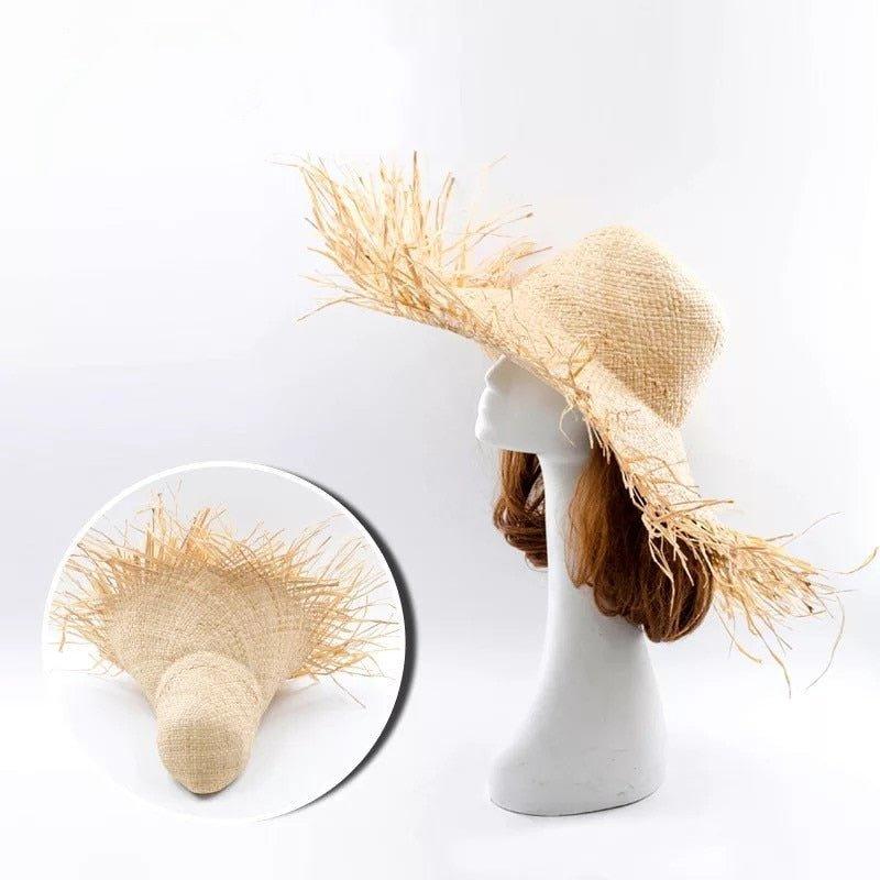 Stylish Handmade Raffia Straw Sun Hats-Hat-BambooChic