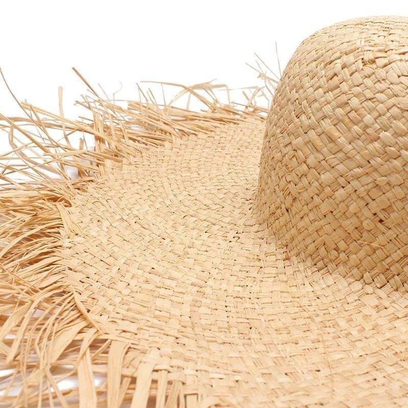 Stylish Handmade Raffia Straw Sun Hats-Hat-BambooChic