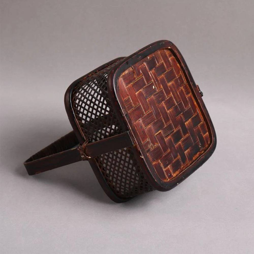 Handmade Bamboo Tea Set Storage Box - Eco-Friendly Chinese Basket-Home-BambooChic