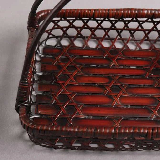 Handmade Bamboo Tea Set Storage Box - Eco-Friendly Chinese Basket-Home-BambooChic