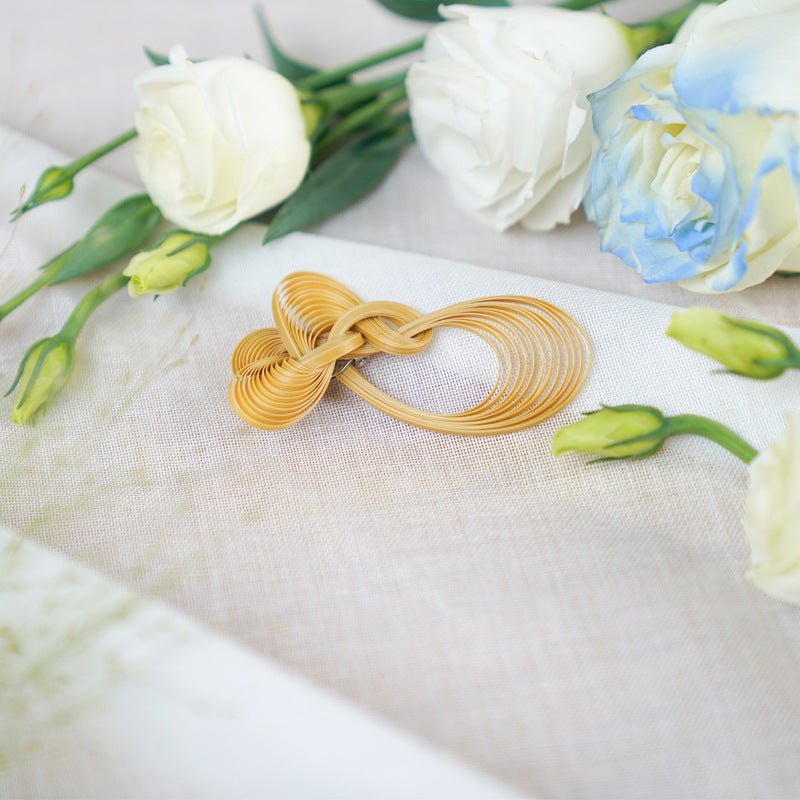 Handcrafted Bamboo Brooch Collection-Elegant Design-Accessories-BambooChic