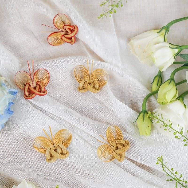 Handcrafted Bamboo Brooch Collection-Elegant Design-Accessories-BambooChic