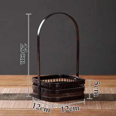 Bamboo Lacquerware Hamper - Japanese Storage Box for Cookies & Sushi-Home-BambooChic