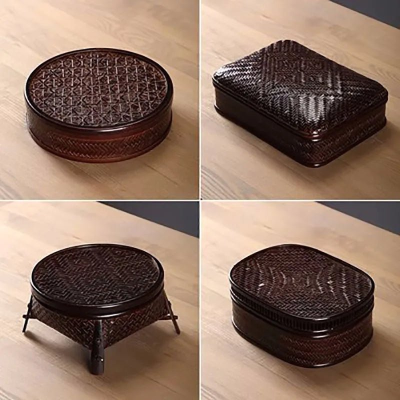 Bamboo Lacquerware Hamper - Japanese Storage Box for Cookies & Sushi-Home-BambooChic