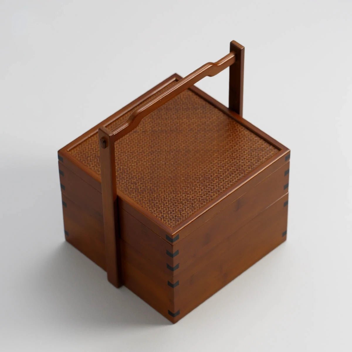 Chic Bamboo Double-Decker Tea Storage Box-Home&Kitchen-BambooChic