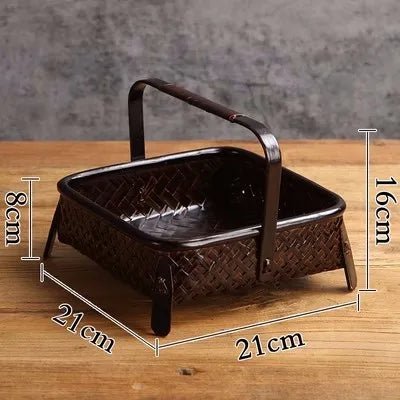 Bamboo Lacquerware Hamper - Japanese Storage Box for Cookies & Sushi-Home-BambooChic
