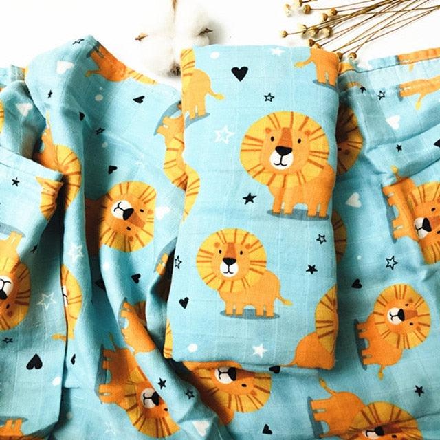 70% Bamboo 30% Cotton Muslin Baby Blanket-blanket-BambooChic