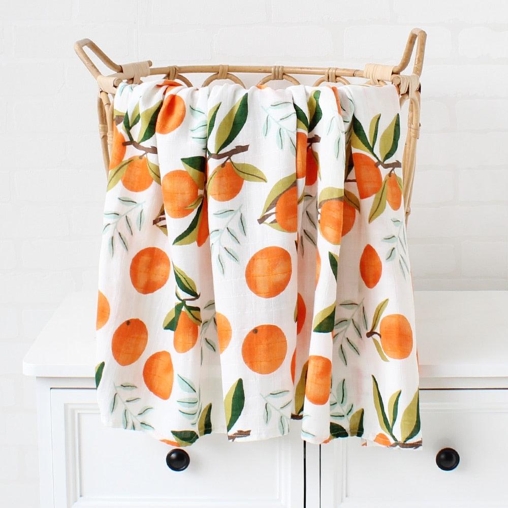 70% Bamboo 30% Cotton Muslin Baby Blanket-blanket-BambooChic
