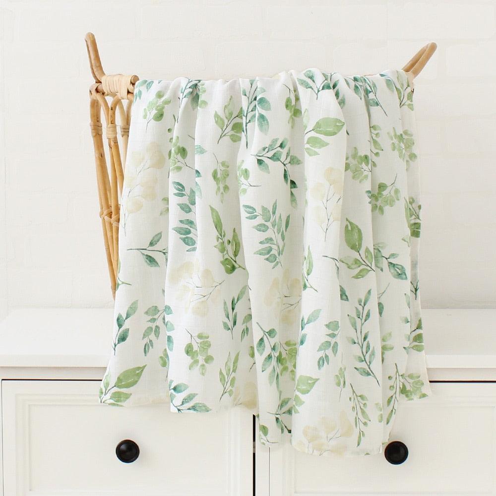 70% Bamboo 30% Cotton Muslin Baby Blanket-blanket-BambooChic