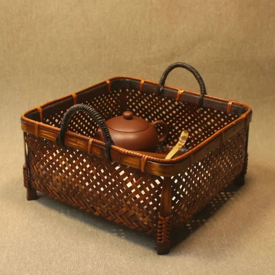 Handwoven Bamboo Basket - Bread, Fruit, Tea Set, Gift Box-Home-BambooChic