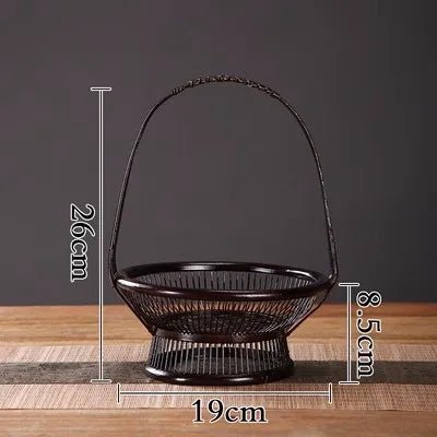 Bamboo Lacquerware Hamper - Japanese Storage Box for Cookies & Sushi-Home-BambooChic