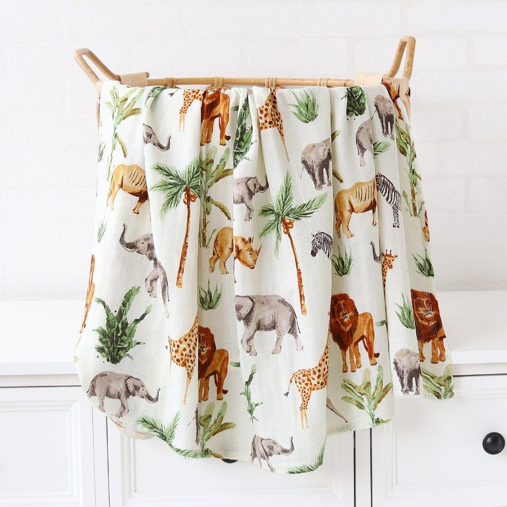 70% Bamboo 30% Cotton Muslin Baby Blanket-blanket-BambooChic