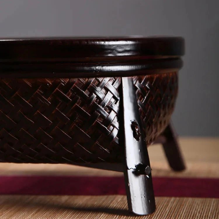 Bamboo Lacquerware Hamper - Japanese Storage Box for Cookies & Sushi-Home-BambooChic