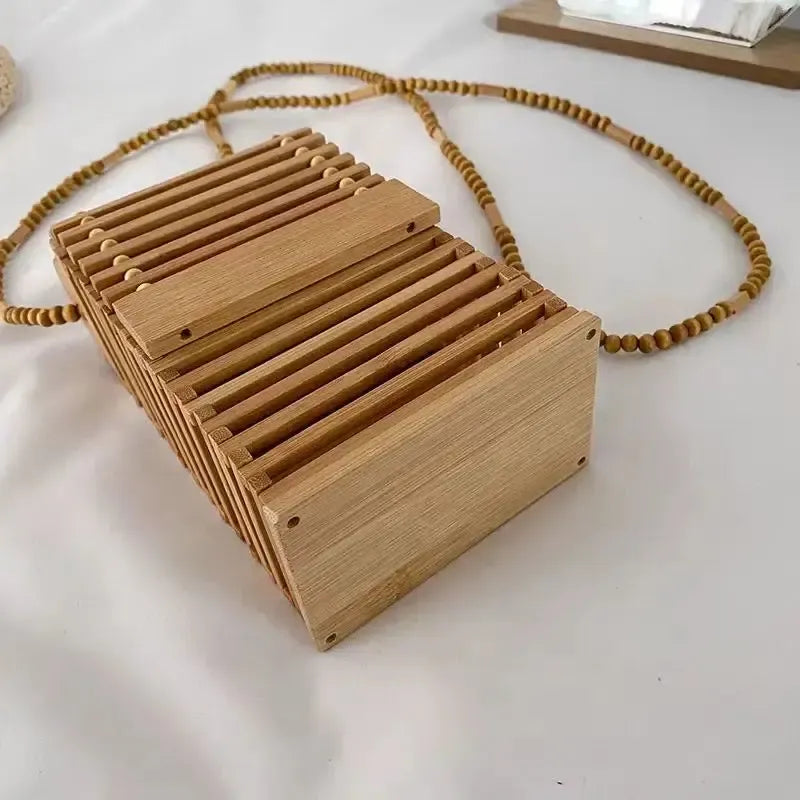 Chic Bamboo Crossbody Bag - Eco-Friendly Summer Phone Purse-Bag-BambooChic