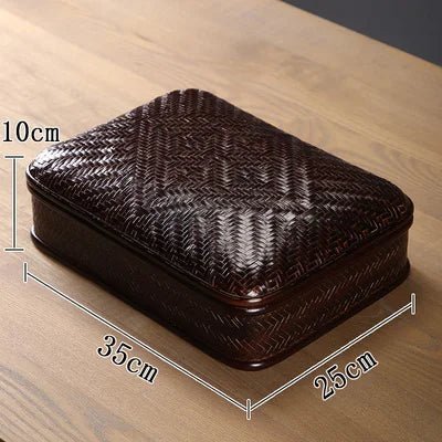 Bamboo Lacquerware Hamper - Japanese Storage Box for Cookies & Sushi-Home-BambooChic