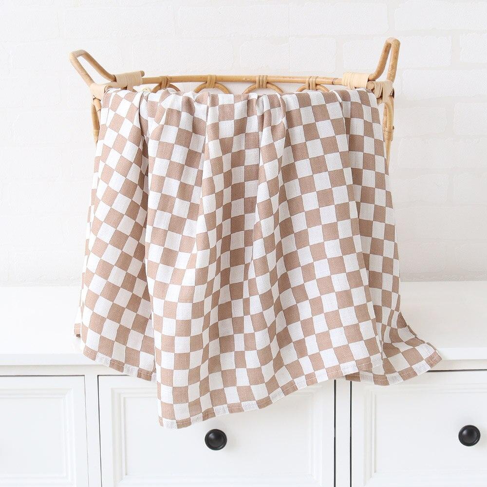 70% Bamboo 30% Cotton Muslin Baby Blanket-blanket-BambooChic