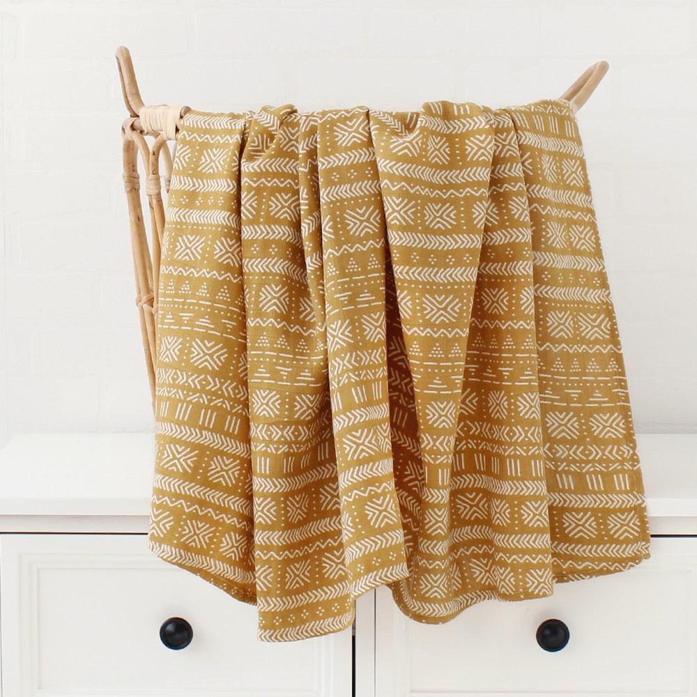 70% Bamboo 30% Cotton Muslin Baby Blanket-blanket-BambooChic