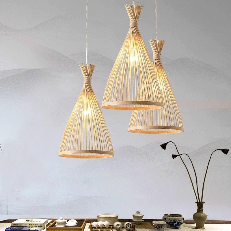 Handmade Natural Bamboo Chandelier-Lamp Shades-BambooChic