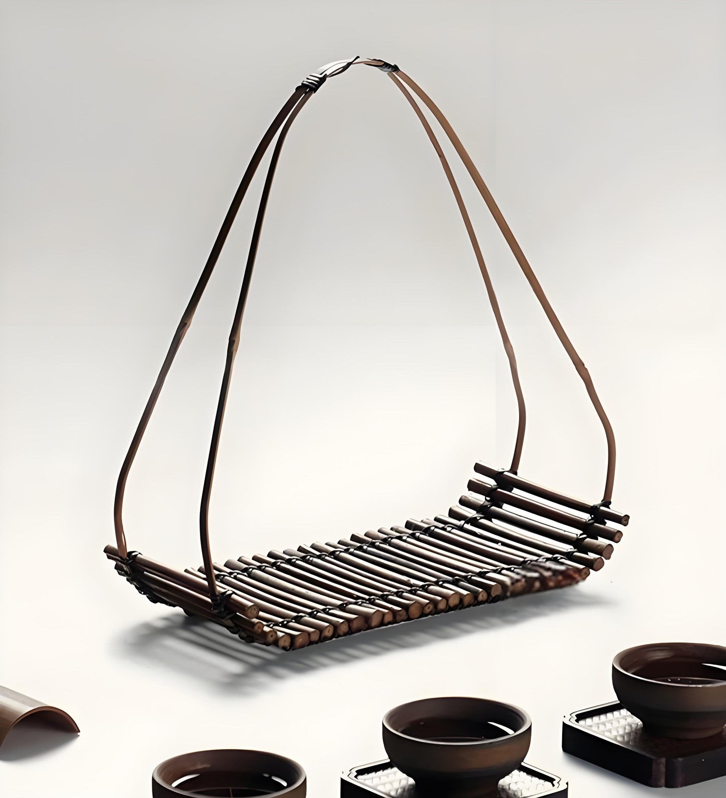 Handmade Bamboo Tea Tray Basket-BambooChic