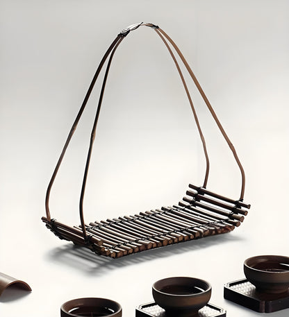 Handmade Bamboo Tea Tray Basket-BambooChic