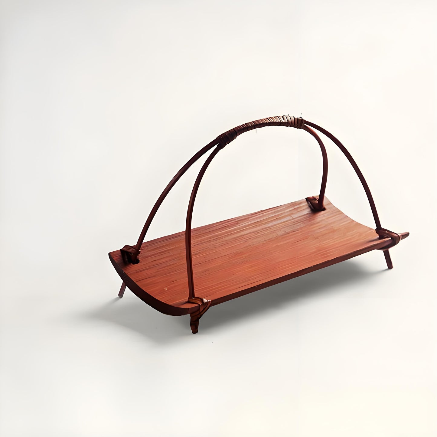 Handmade Bamboo Tea Tray Basket-BambooChic