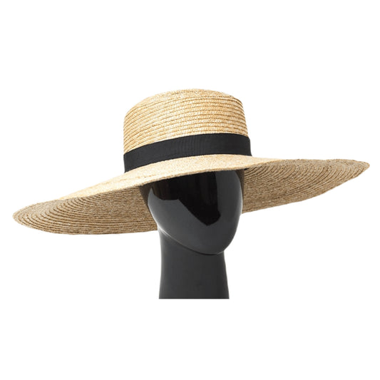 Eco-Friendly Handcrafted Big Brim Straw Beach Hat-BambooChic