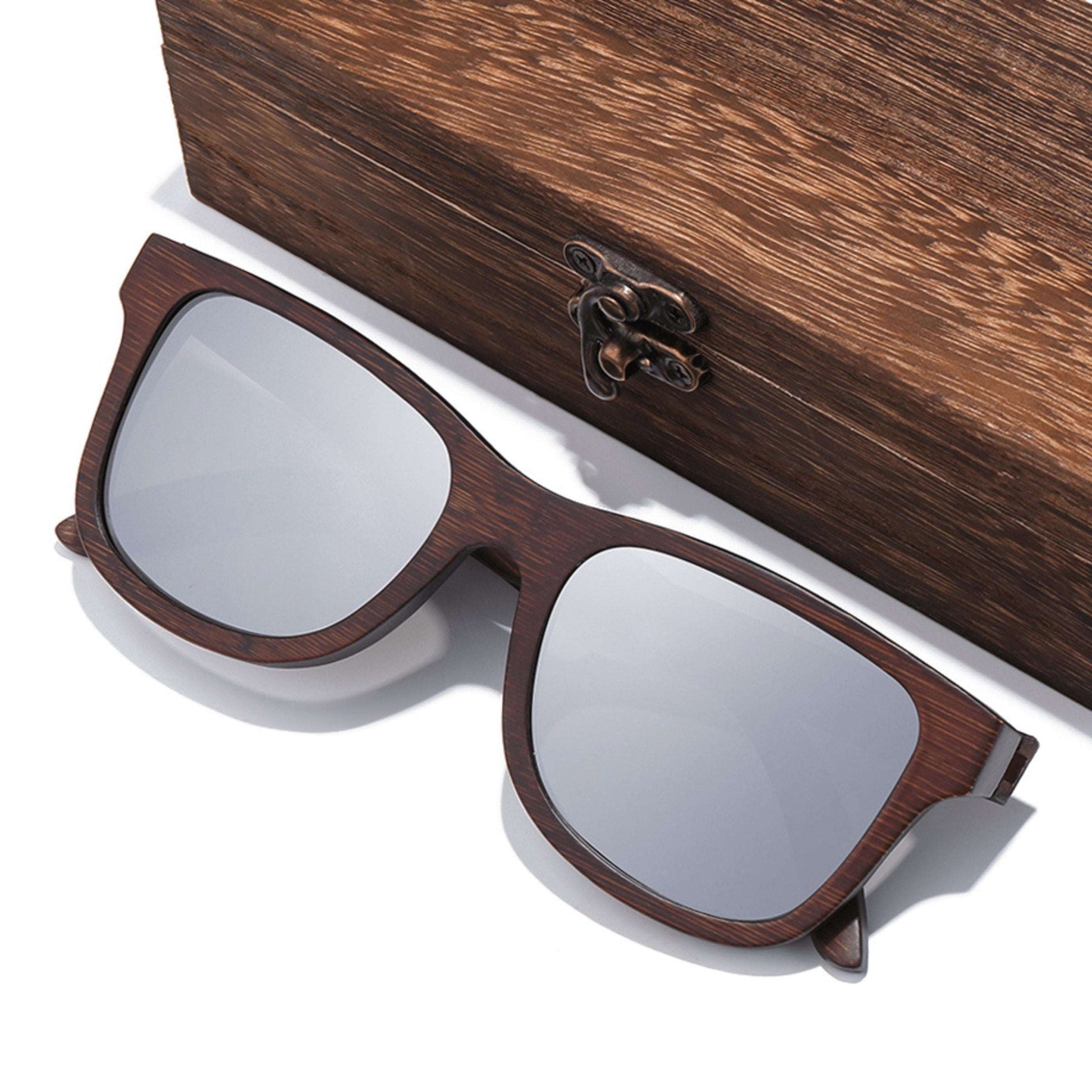 Eco-Friendly Handmade Bamboo Sunglasses with Gift Box - Stylish & Sustainable Eyewear-BambooChic