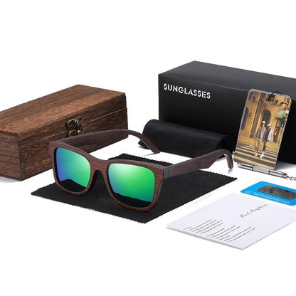 Eco-Friendly Handmade Bamboo Sunglasses with Gift Box - Stylish & Sustainable Eyewear-BambooChic