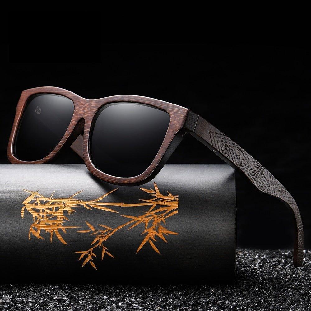 Eco-Friendly Handmade Bamboo Sunglasses with Gift Box - Stylish & Sustainable Eyewear-BambooChic