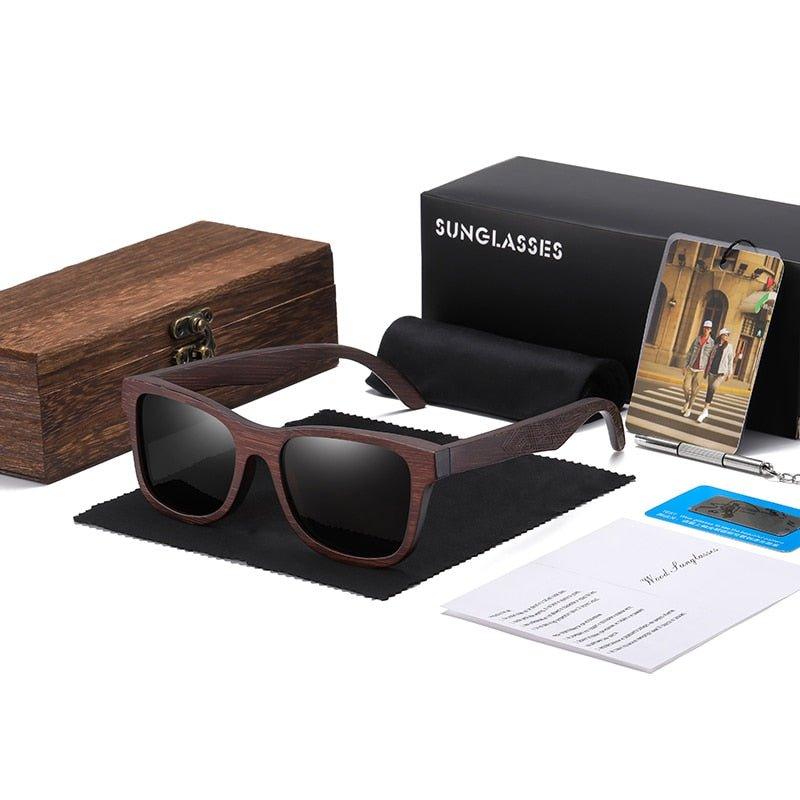 Eco-Friendly Handmade Bamboo Sunglasses with Gift Box - Stylish & Sustainable Eyewear-BambooChic