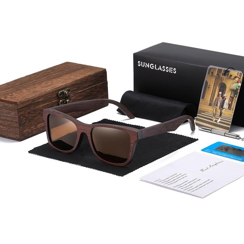 Eco-Friendly Handmade Bamboo Sunglasses with Gift Box - Stylish & Sustainable Eyewear-BambooChic