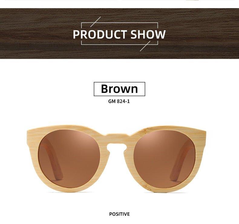 Bamboo Sunglasses with Polarized UV400 Protection-BambooChic