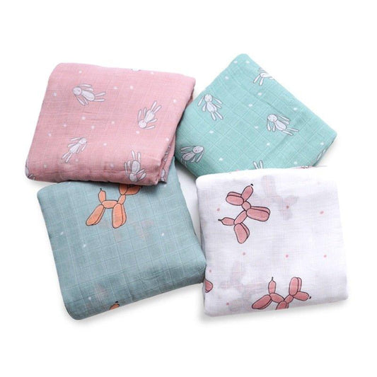 70% Bamboo 30% Cotton Baby Swaddle Wraps-BambooChic